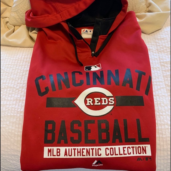 Majestic Other - NEW Authentic Cincinnati Reds hoodie. Sz. M